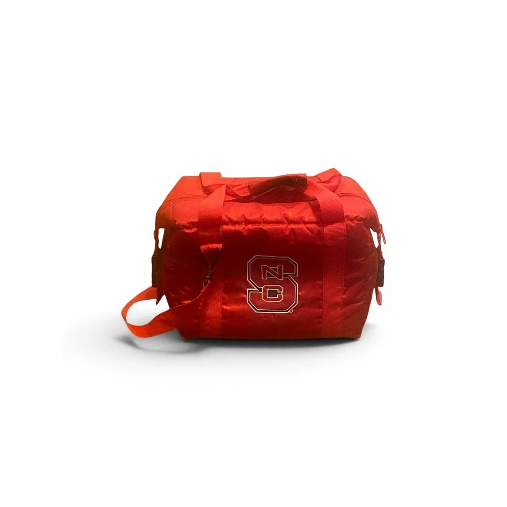 NC State Wolfpack Soft Sided Insulated Cooler Bag Red Logo Tailgate Lunch Box
